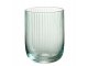 Mentolová sklenička na vodu s vroubkováním Ralph - Ø7*9cm / 260ml