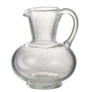 Transparetní skleněný džbán s bublinkami Yones M- 16*15*21cm