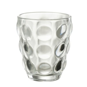 Transparentní sklenička s bublinami Loupe - Ø9*10cm / 300ml