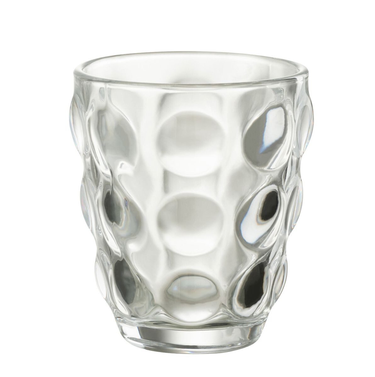 Transparentní sklenička s bublinami Loupe - Ø9*10cm / 300ml