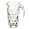 Transparentní skleněný džbán s bublinami Loupe - 17*12*22cm / 1000ml