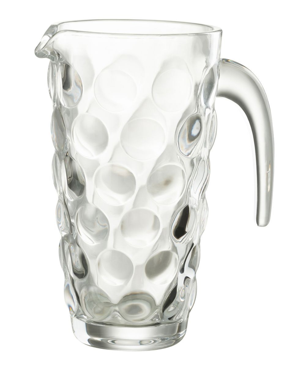 Transparentní skleněný džbán s bublinami Loupe - 17*12*22cm / 1000ml