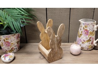 Dřevěná přepravka s králíčkem Rabbit wood - 16*12*25 cm