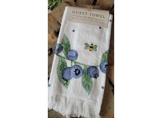 Froté ručník borůvkami Blueberry Fields - 40*66 cm