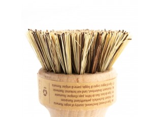 Přírodní dřevěný kartáček na mytí hrnců Esschert Design - 6*8cm