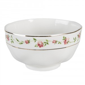 Porcelánová miska na polévku s růžičkami Cutty Rose - ∅ 11*6 cm / 300 ml