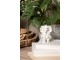 Béžová antik dekorace socha slon - 6*4*10 cm