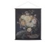 Nástěnná vintage mapa s květy Floral print - 124*145 cm