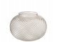 Skleněná průhledná váza Stripes L - Ø 20,5*15 cm