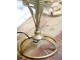 Bronzová antik stolní lampa s listy Leaves - 38*33*55 cm/ E27/ 40W