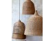 Přírodní antik závěsné světlo s bambusovým stínidlem Lamp Bamboo - Ø41*52cm/ E27/ 40W