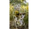 Béžová bavlněná zástěra se slunečnicemi Sunny Sunflowers - 70*85 cm