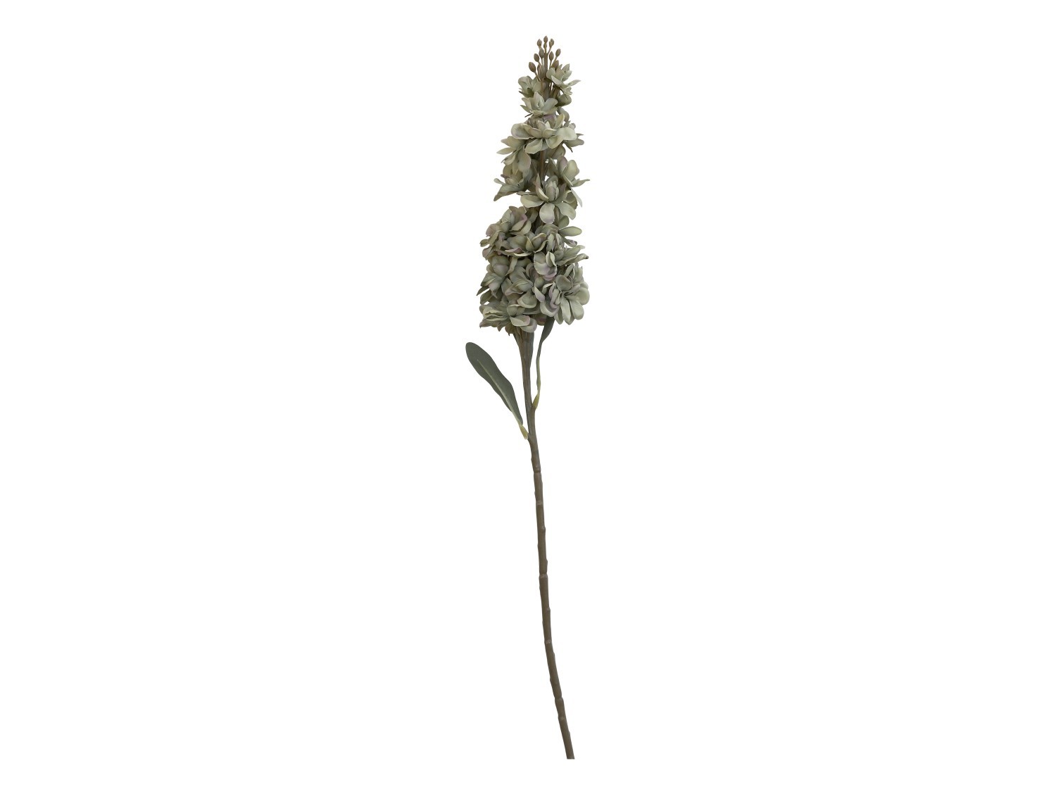 Dekorace umělá zelená květina Delphinium green - 80 cm Chic Antique