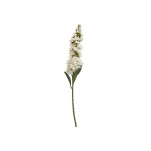 Dekorace umělá krémová květina Delphinium cream - 80 cm