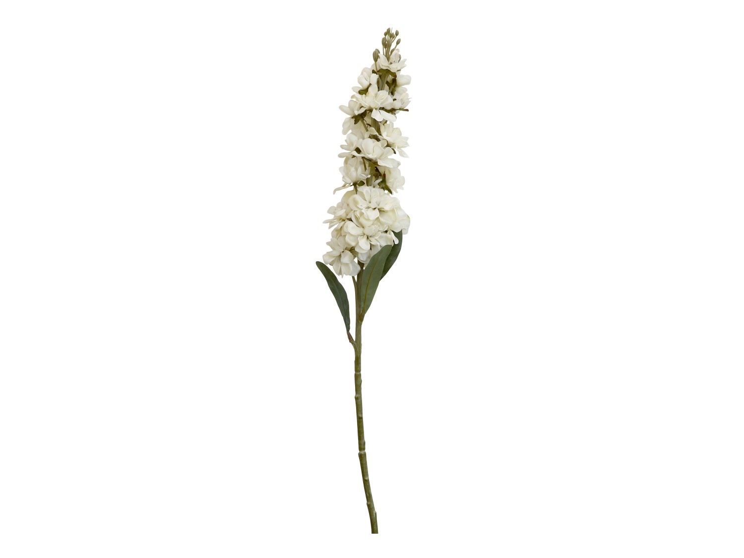 Dekorace umělá krémová květina Delphinium cream - 80 cm
