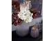 Dekorace umělá krémová květina Hortenzie Hydrangea cream - 50 cm