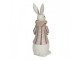 Dekorace králíka s límcem a hůlkou - 11*10*27 cm