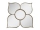 Stolní zrcadlo Flower Silver - 21*2*21 cm