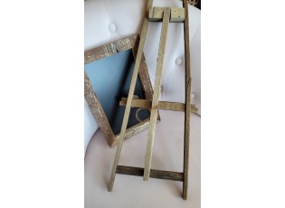 Dřevěná dekorační retro tabule - 38*25*68 cm