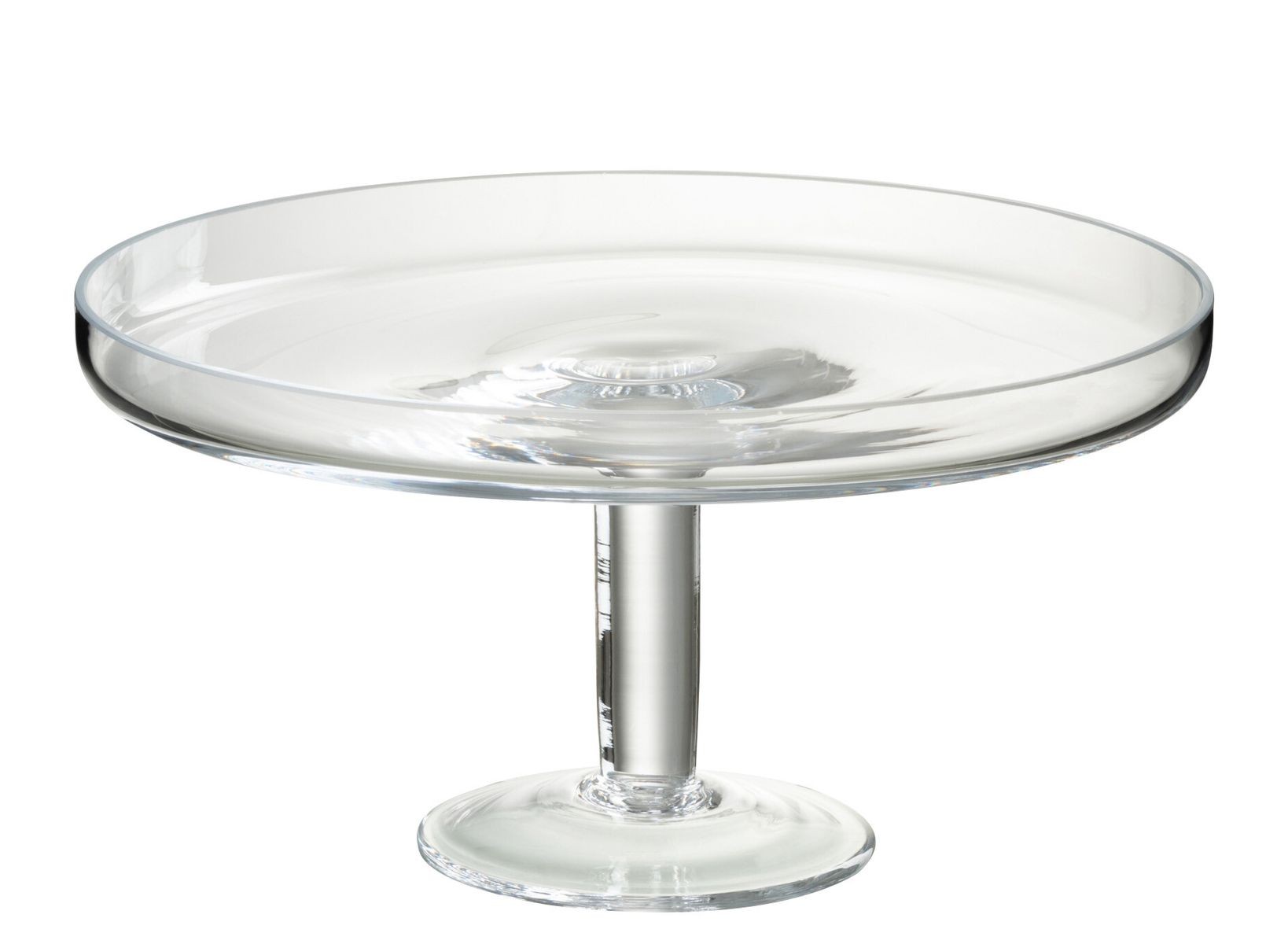 Transparentní skleněný podnos na dort Cake Tray - Ø 27*14cm