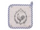 Béžová bavlněná chňapka - podložka s kohoutem Devine French Roster - 20*20 cm