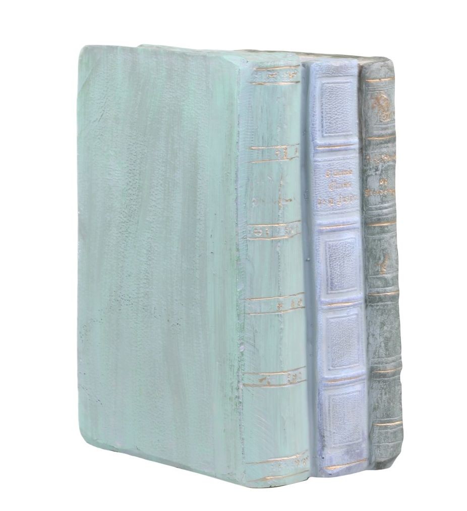 Opálová antik dekorace knihy Old French Books - 12*7*17cm