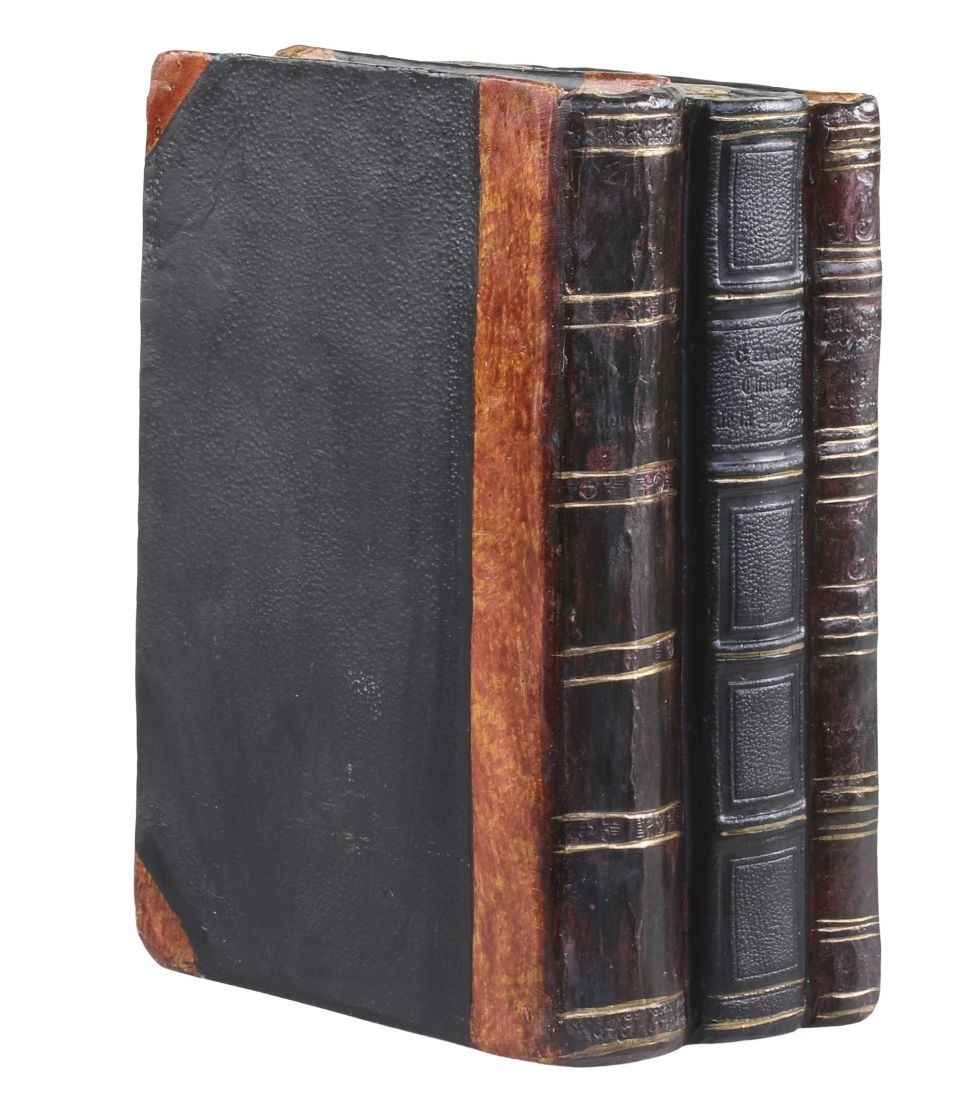 Levně Hnědá antik dekorace knihy Old French Books - 12*8*17cm 39051200 (39512-00)