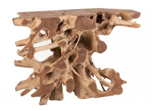Přírodní konzolový stůl z teakového dřeva Raoul teak - 121*40*81cm