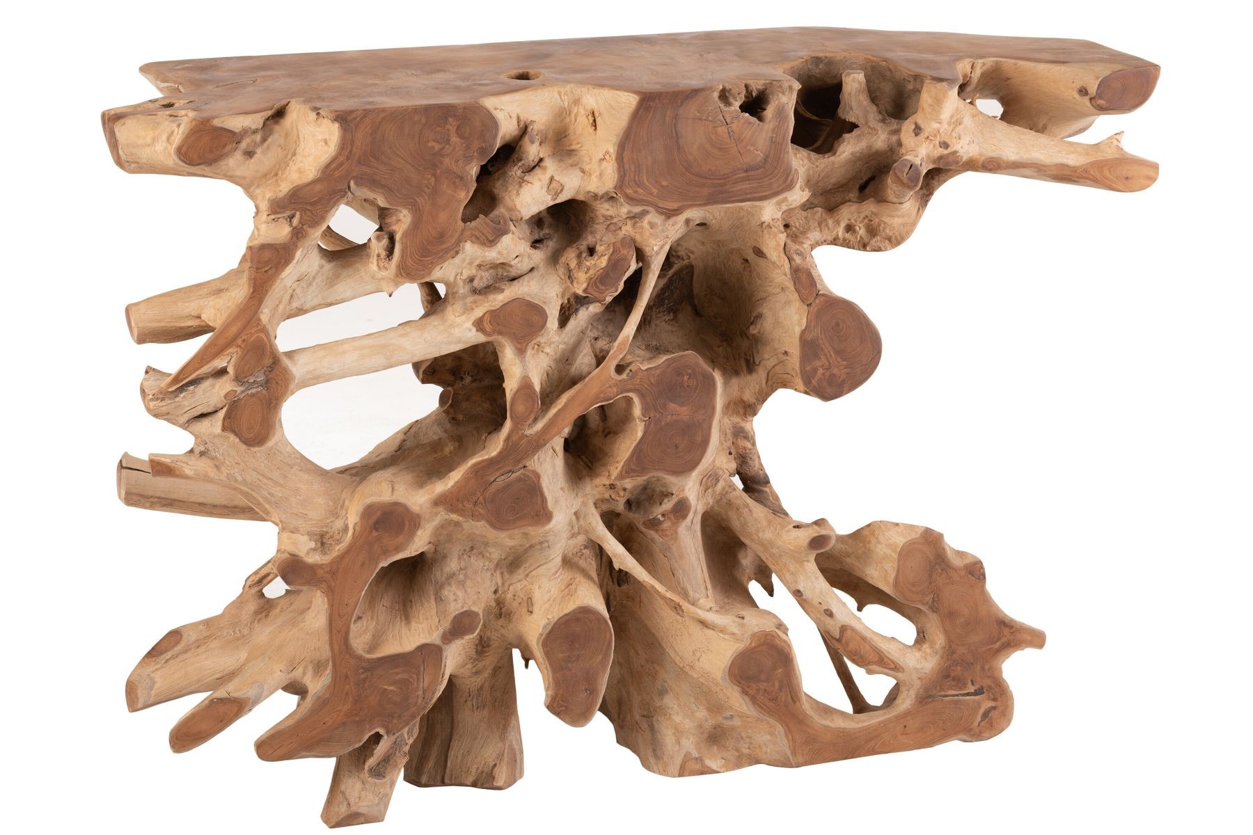 Přírodní konzolový stůl z teakového dřeva Raoul teak - 121*40*81cm J-Line by Jolipa