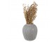 Šedá cementová dekorativní váza M - Ø 20*20 cm