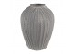 Šedá cementová dekorativní váza L - Ø 21*28 cm