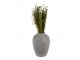 Šedá cementová dekorativní váza L - Ø 21*28 cm