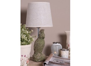 Stolní lampa s papouškem a béžovým stínidlem Parrot - Ø 18*38 cm E27/max 1*60W
