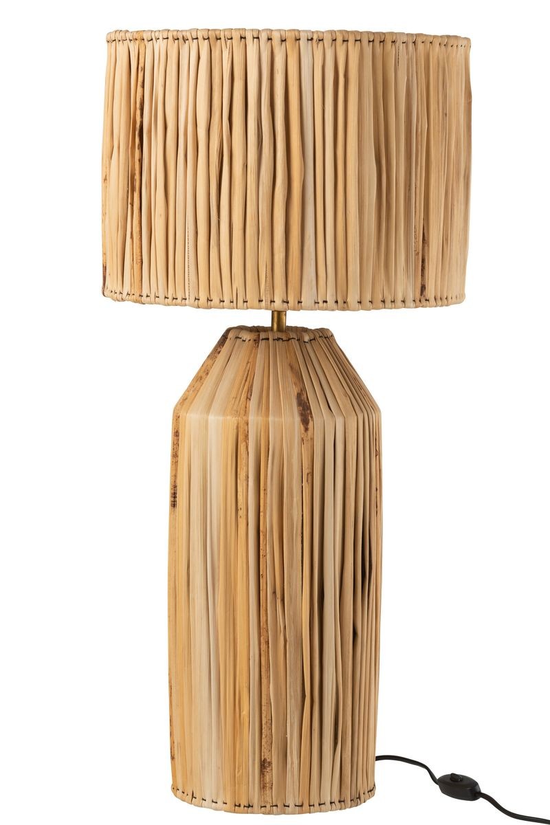 Stolní přírodní lampa z banánových listů Hanna Bannas - Ø 35*87 cm/ E27/ 40W