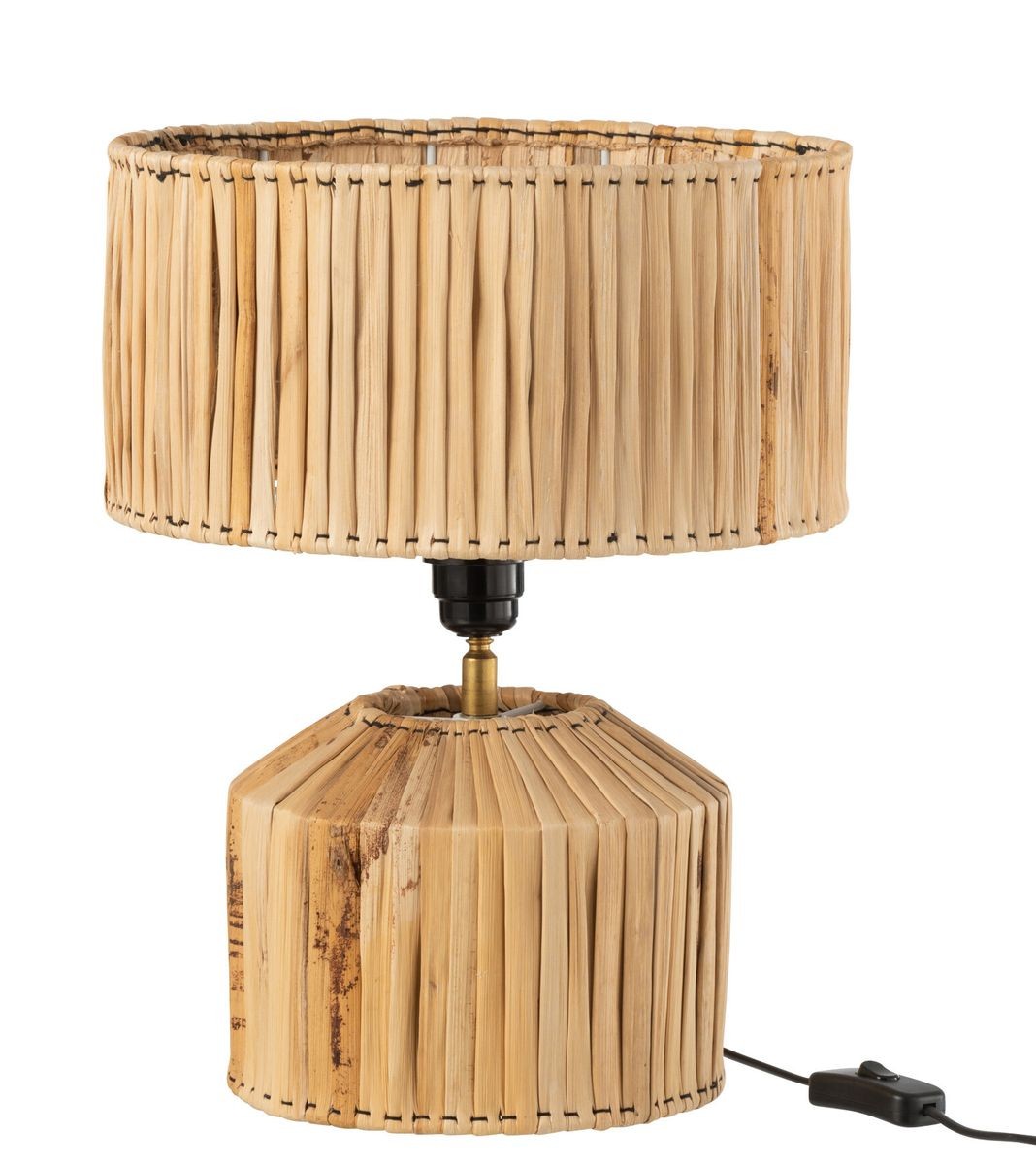 Stolní přírodní lampa z banánových listů Hanna Bannas - Ø 35*30 cm/ E27/ 40W
