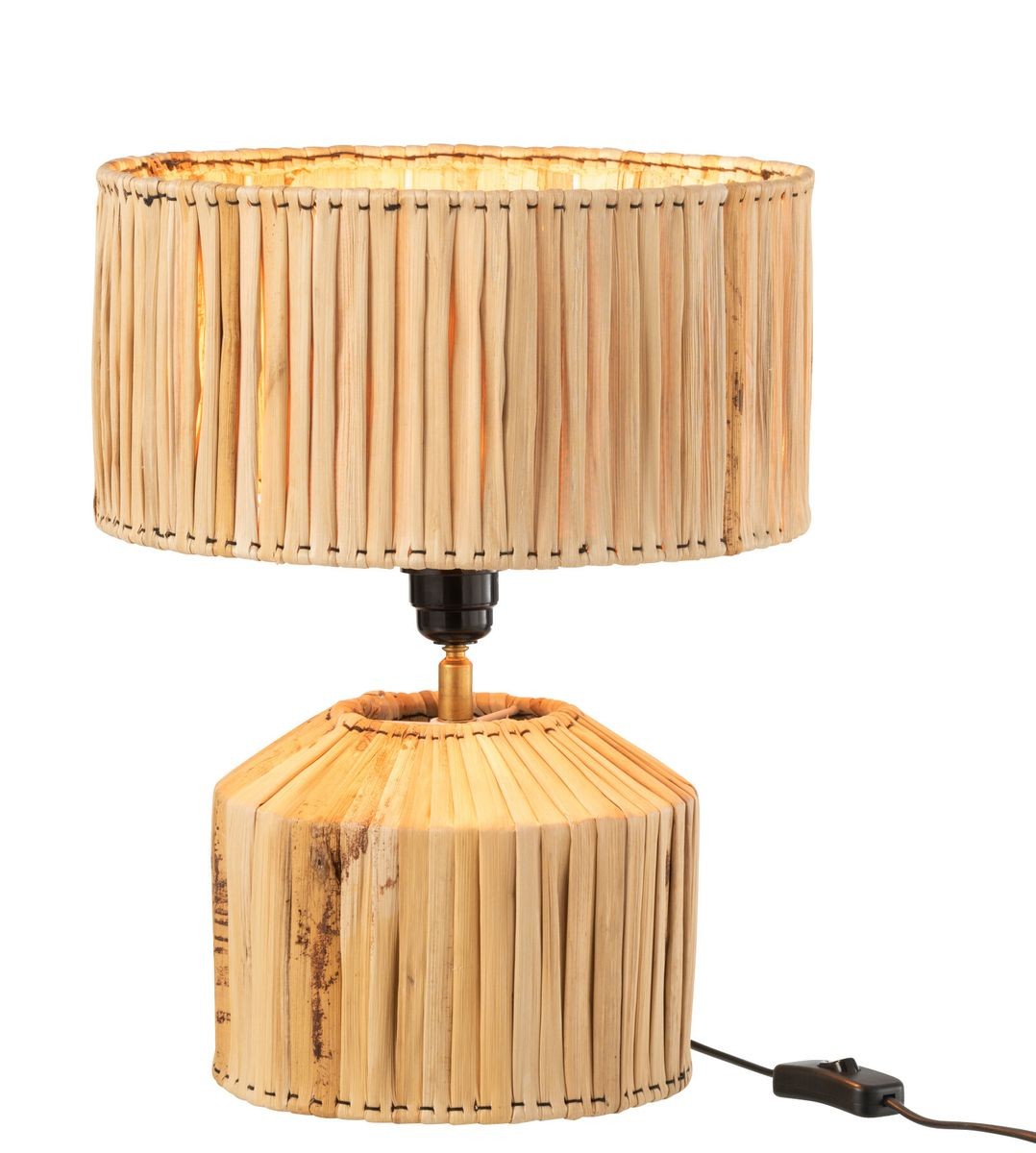 Stolní přírodní lampa z banánových listů Hanna Bannas - Ø 35*30 cm/ E27/ 40W