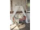 Růžová sametová pohovka / lavice s opěrkami Lounge Sofa - 117*45*63 cm