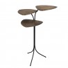 Bronzový antik odkládací kovový stolek Fania - 57*53*79 cm Barva: bronzová antikMateriál: kovHmotnost: 2,05 kg
