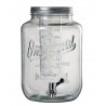Skleněná nádoba na nápoje s kohoutkem Original - 21*21*31cm/ 8L Materiál: sklo/plast/ kovBarva : transparentní/stříbrná