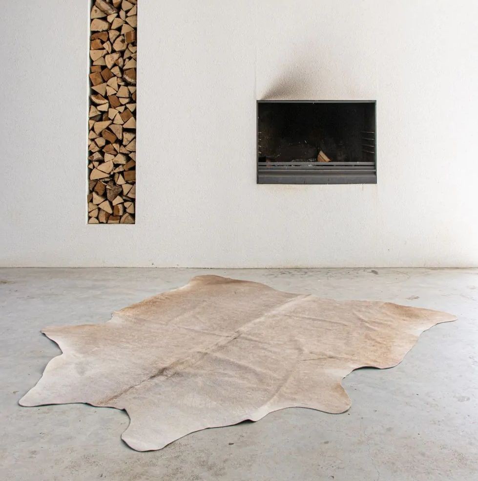 Koberec kravská kůže béžová - 150*250*0,3cm