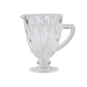 Džbán ze silnějšího skla s dekorem Diamond cut - 15*19,5cm 