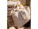 XL Beach bag shopper Jacquard - 66*22*36cm