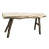 Dřevěná lavice Emilly - 93*25*47cm Barva: přírodníMateriál: DřevoHmotnost: 6,28 kg