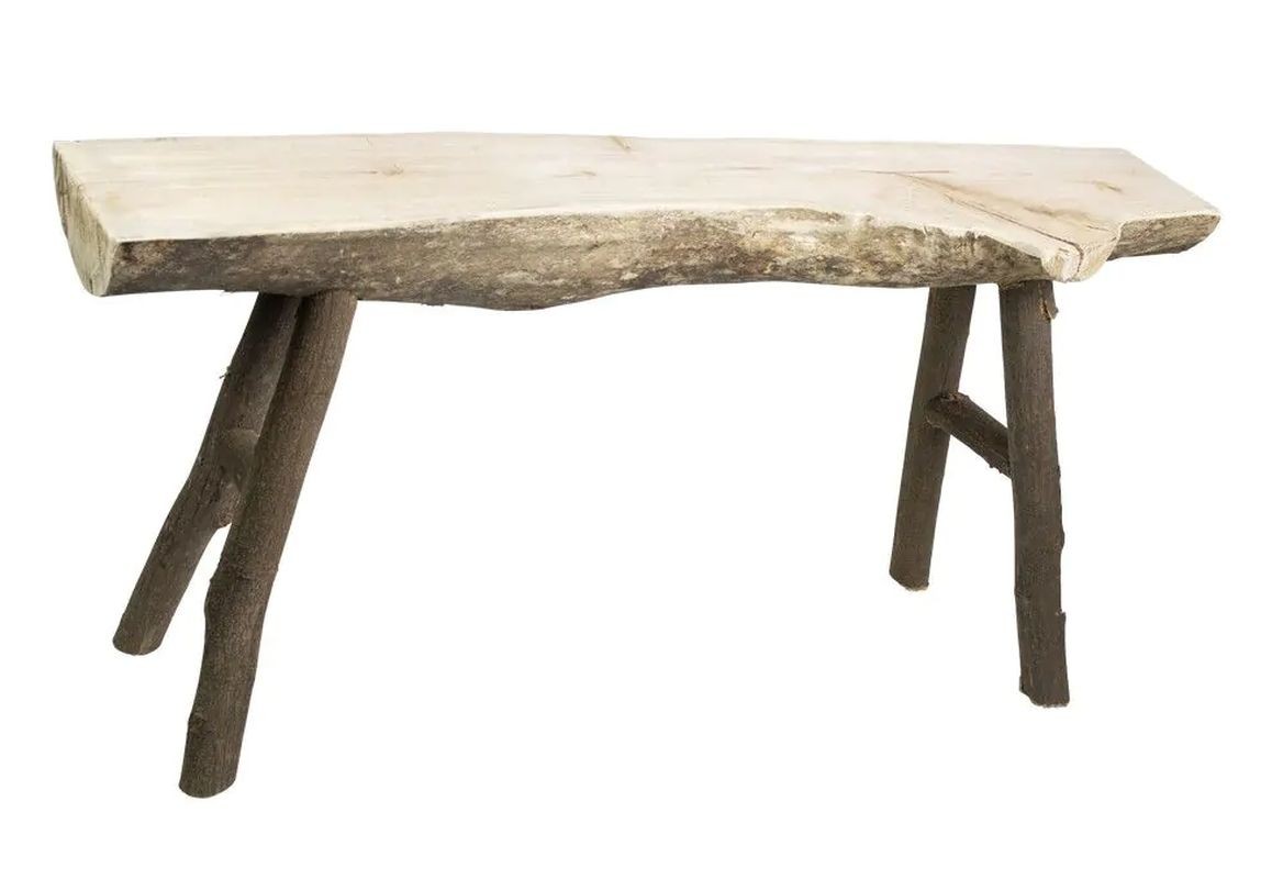 Dřevěná lavice Emilly - 93*25*47cm