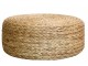 Přírodní kulatý sedák Pouf z vodního hyacintu - Ø 60*25 cm