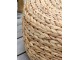 Přírodní kulatý sedák Pouf z vodního hyacintu - Ø 60*25 cm