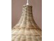 Přírodní antik závěsné světlo s ratanovým stínidlem Lamp rattan - Ø37*50cm/ E27/ 40W