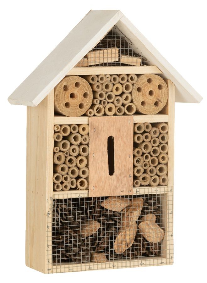 Dřevěný hmyzí dům Henna - 26*10*37cm 31511