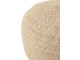 Venkovní přírodně-krémový kulatý puf Miami Outdoor - Ø 50*35 cm