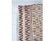 Béžový bavlněný koberec s ornamenty Rug stripes - 70*150 cm